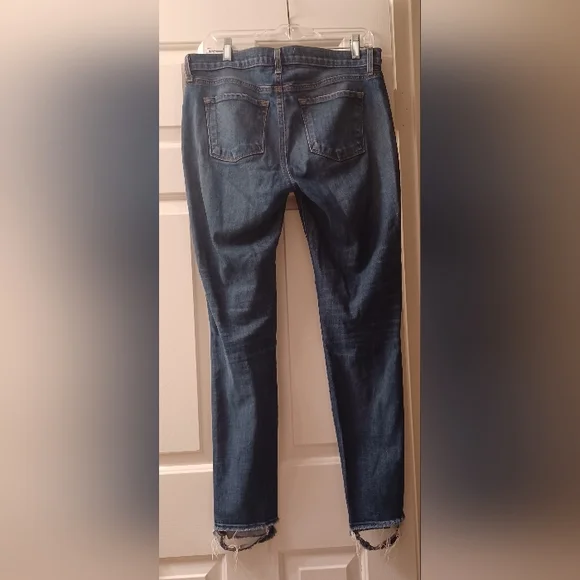 J. Brand Sz 29 Ellis Villain Distressed Destructed Ripped Skinny Jeans - Picture 3 of 16